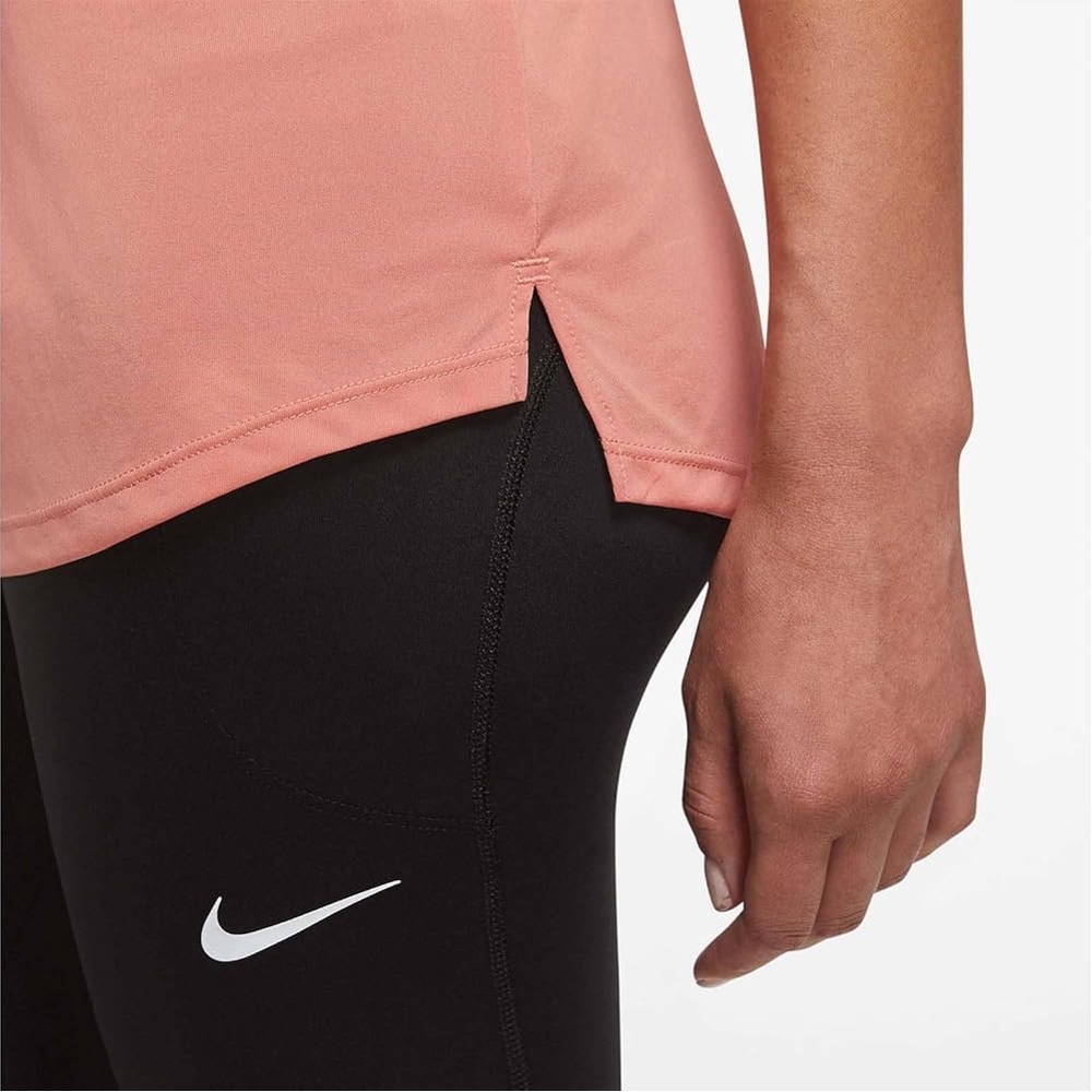Nike Swoosh Women's Running Tank Top (Madder Root/White) Size XS NWT - Picture 3 of 8